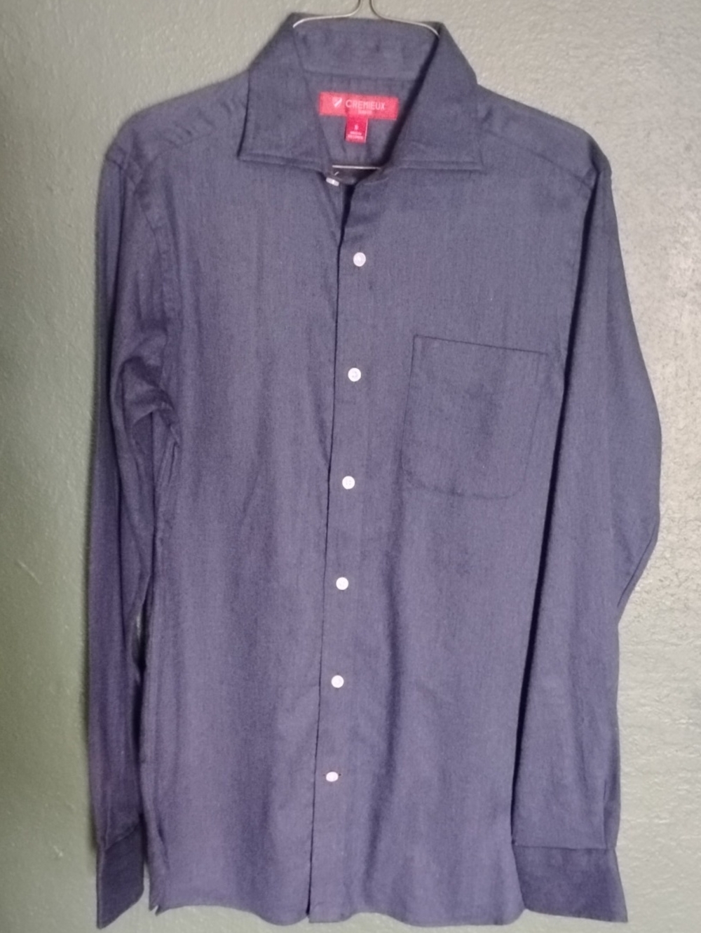 Daniel Cremieux Men's Dark Navy Button-Down Dress Shirt